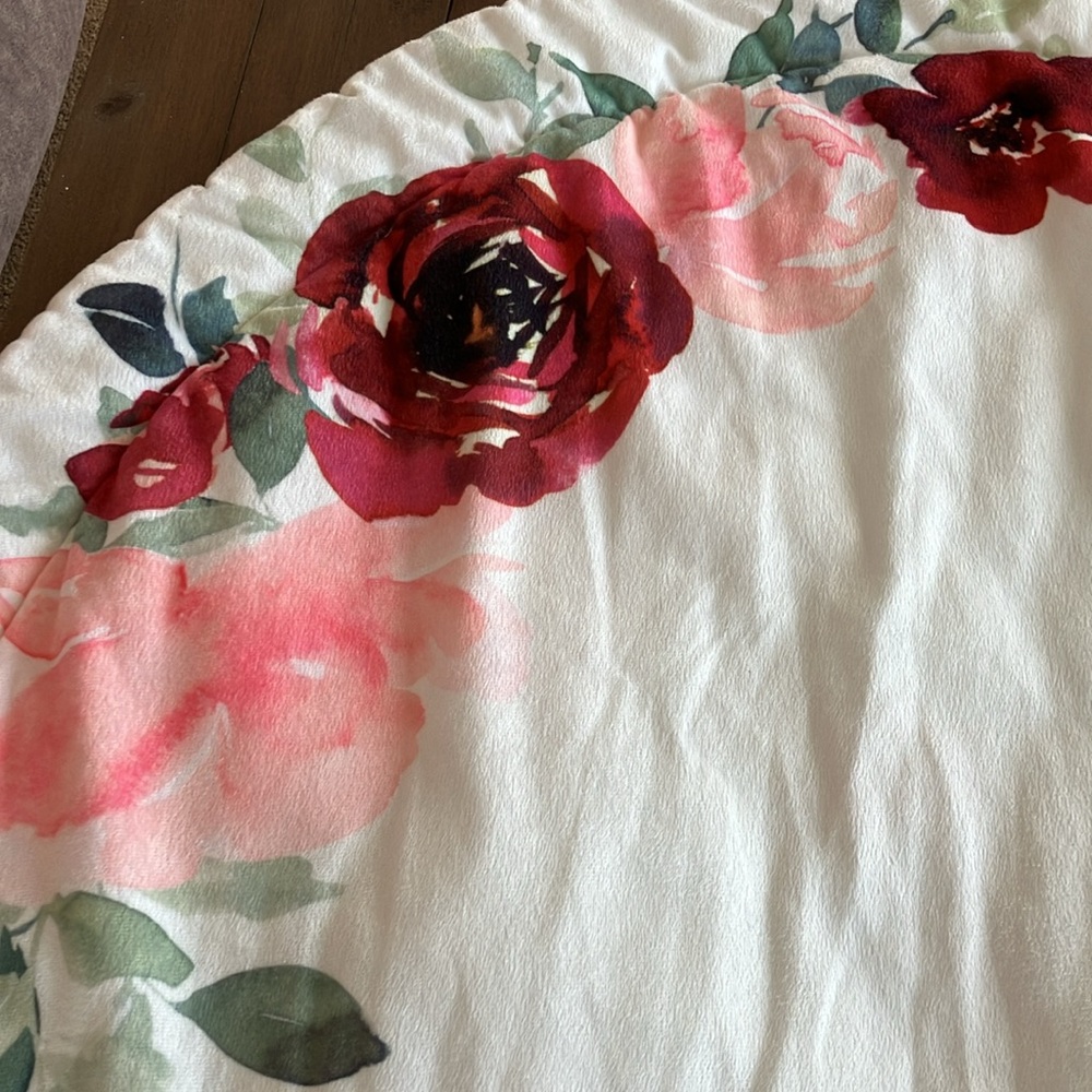 Floral Baby Milestone Blanket - Picture 4 of 6